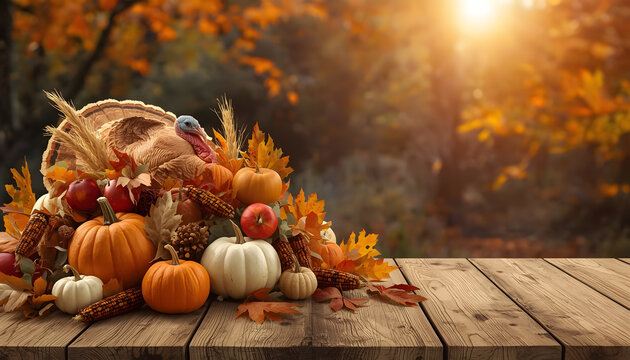 thanksgiving background  with text space 