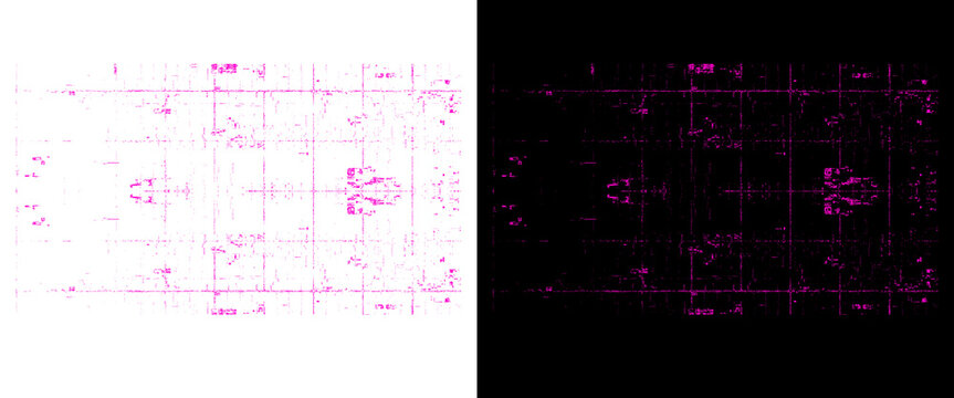 Cyberpunk pink circuit board pattern, futuristic digital grid texture, neon electronic motherboard schematic on black and white backgrounds