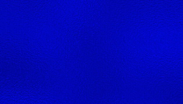 Rich cobalt blue metallic foil texture with subtle surface shimmer. High-resolution blue foil backdrop ideal for corporate design