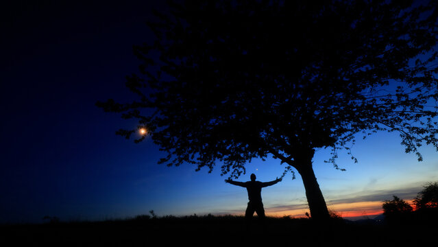 Amateur astronomer enjoying observing stars, planets, Moon and other celestial objects.