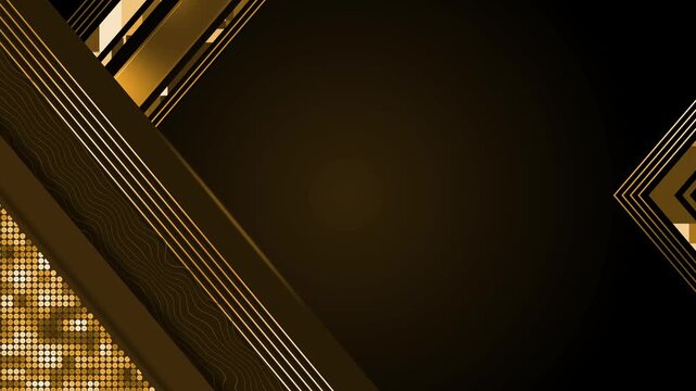 Abstract geometric background with layered chevrons and diagonal lines animation