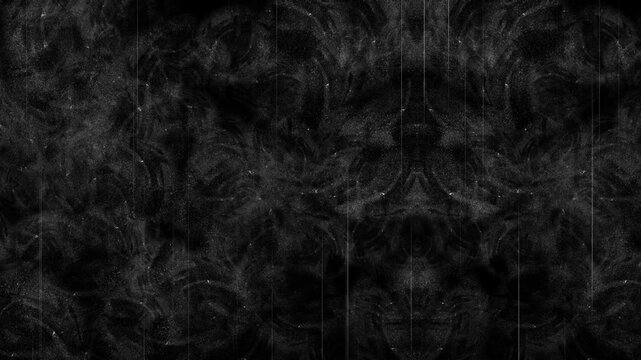 grunge background Dark rough textured surface with scattered light specks and soft cloudlike edges seamless loop
