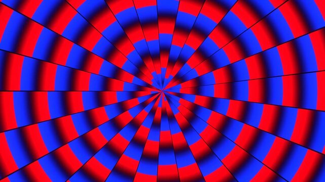Red and Blue Animate Gradients Background VJ Loop in 4K