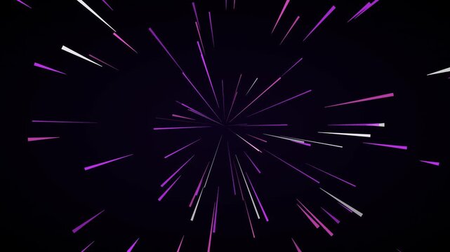 Animated Neon Glowing Geometric Lines Tunnel Cyber Grid Motion Graphic Motion Graphic Loop Featuring Modern Design Elements for Digital Media and Corporate Presentations