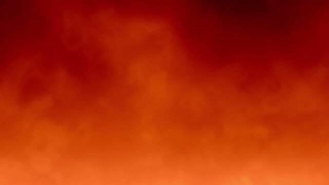 Smoke Fire Burning Flame Red Orange Gradient 4k Animation Background