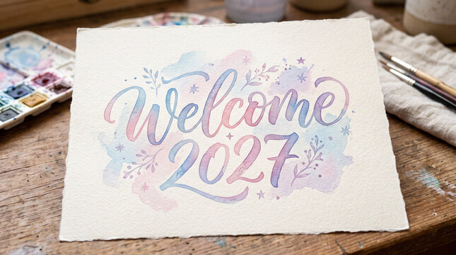 2027 text effect 4k 