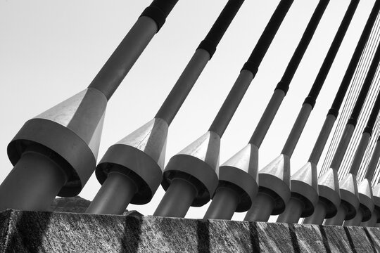 Structure of The Castilla La Mancha Bridge in Talavera de la Reina city