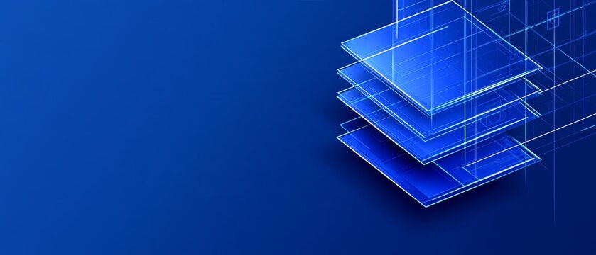 Layered transparent digital platform for enterprise software architecture