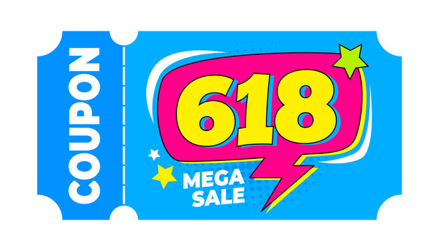 618 Mega Sale Discount Coupon