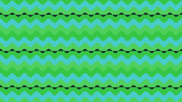 Imprim&eacute; groovy funky harmonieux sans couture en vert