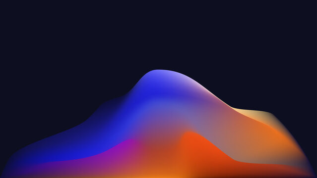 elegant  wavy vector art with colorful combination gradient and abstract smoke shape for modern and futuristic wallpaper abd background