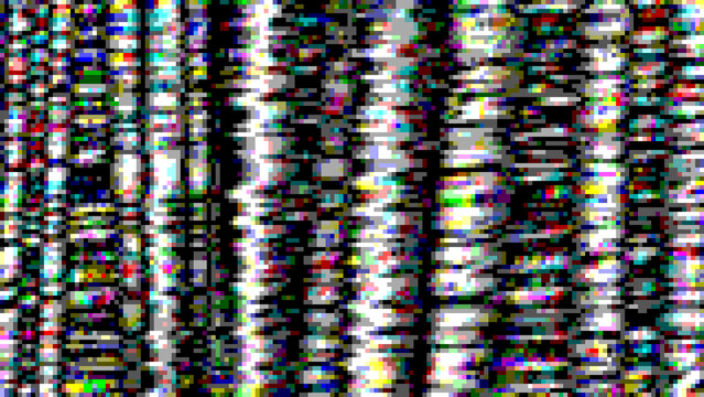 Abstract colorful pixel glitch geometric pattern
