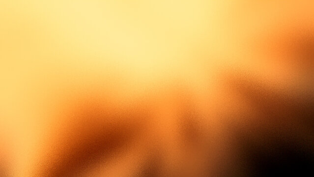 Warm golden and orange abstract frosted background texture for modern design