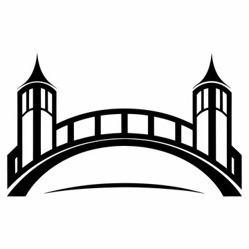 Modern city bridge