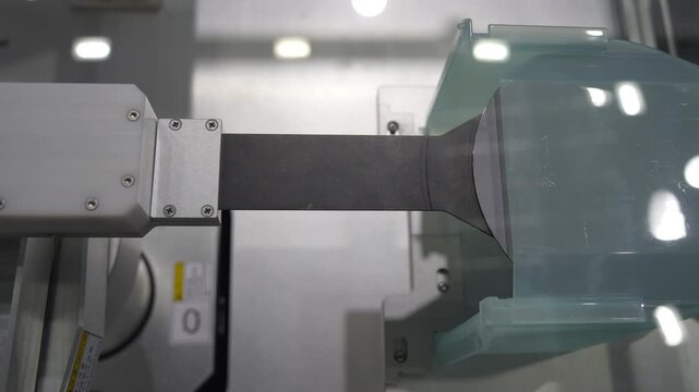 Silicon Wafers and Microcircuits with Automation system control application on automate robot arm for manufacturing semiconductor of integrated circuit,AI Hardware and Semiconductor Industry Concept.