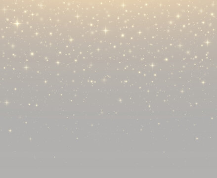 Festive sparkle background with glowing stars and magical light particles.