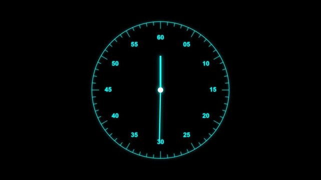 Luminescent Chronograph Dial Abstract Loop