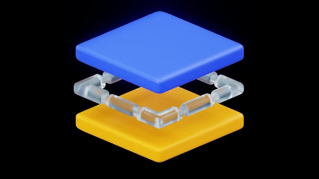 Digital Tech Blockchain Data Layer Stack