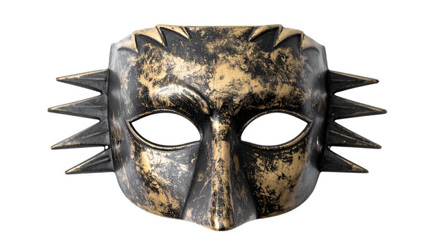 a spooky mask isolated on transparent background