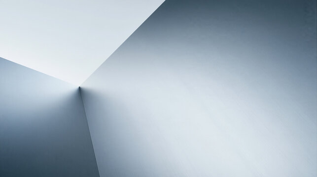 Minimalist Geometric Architecture Corner Background with Soft Light