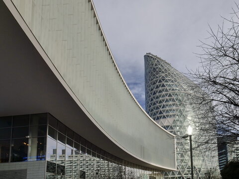 New moderns building in porta nuova district of Milan, Lombardy, Italy