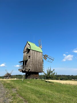 windmill and sky