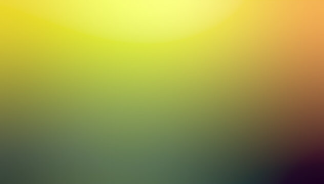 Smooth yellow and green gradient background with soft ambient warm lighting and minimalist abstract texture