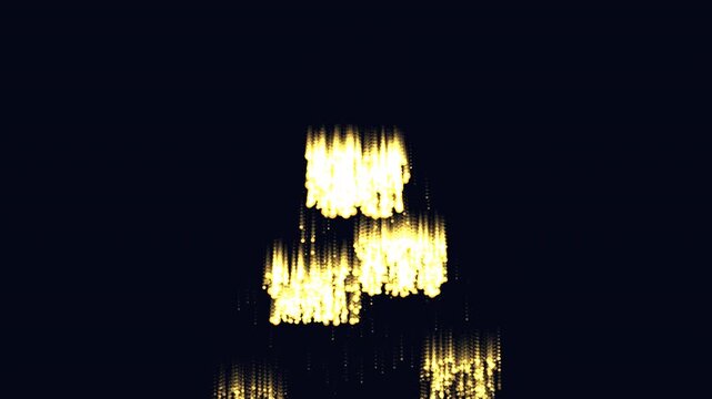 High resolution 4K firework animation with vibrant colors isolated on a transparent alpha channel background for easy compositing