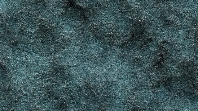 Dark Teal Rough Stone Texture Background