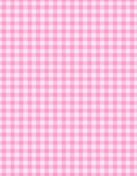 Pink gingham check background texture with a classic woven grid pattern, creating a soft, charming backdrop for fabric designs, packaging, textiles, wallpapers and branding.