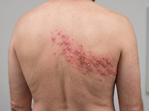 Herpes Zoster of the Thoracic Dermatome &ndash; Reactivation of Varicella-Zoster Virus