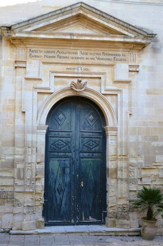 Church of the Santissima Annunziata, located along Via Orfanotrofio in Ragusa Ibla.
