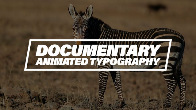 Documentary Animated Typography