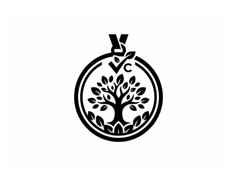 FSC Paper Badge silhouette illustration