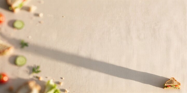 Minimalist Sandwich Copy Space Photography for National Sandwich Day Photography