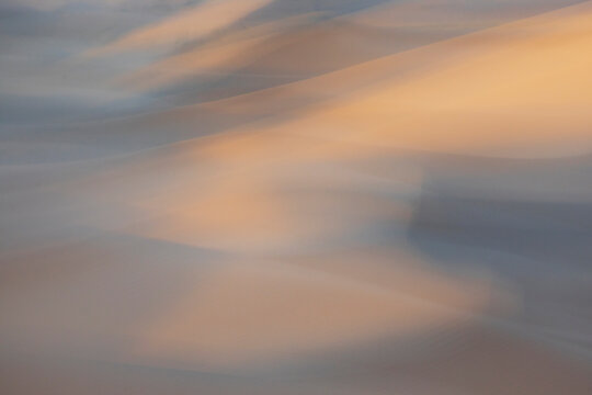 Abstract sand dune patterns in erg lehoudi desert Morocco
