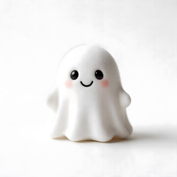 Cute white ghost figure for halloween decor