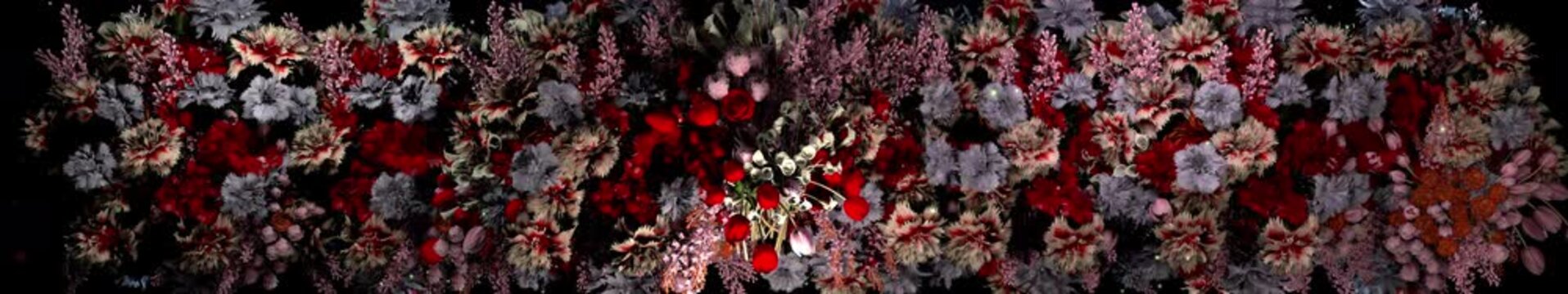 Ultra Wide HD Bouquet Flowers Roll 01