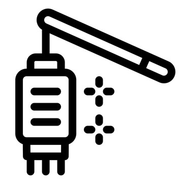 Chinese Paper Lantern Festival Hanging Line Icon