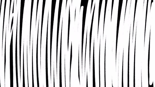 Hand Drawn Vertical Lines Scribble Texture Background Animated Loop Overlay Effect