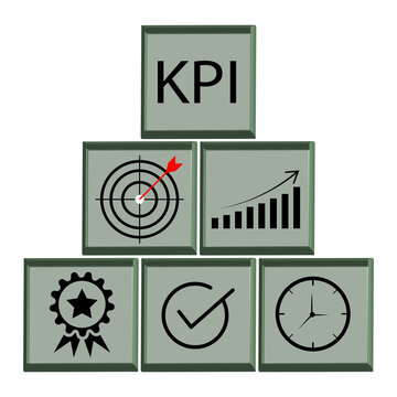 KPI key performance indicator business strategy blocks
