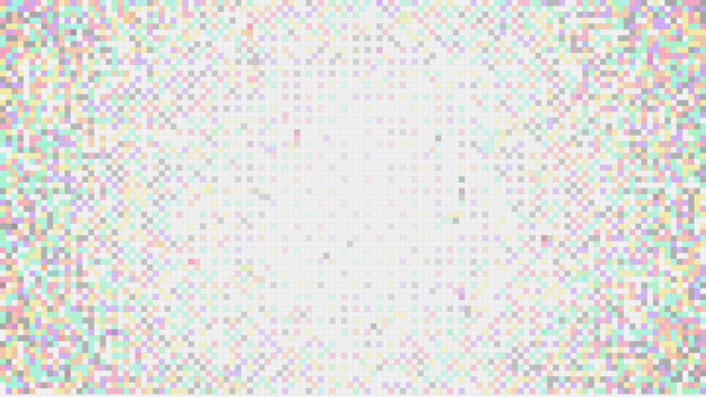 Colorful retro 8bit pixel mosaic pattern background for digital media