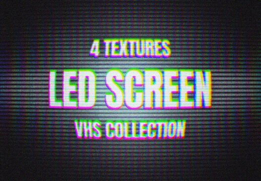 Blurred LED Screen Texture Overlay For Photo And Design Projects