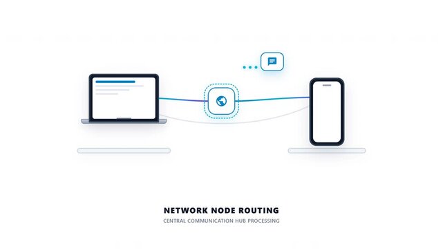 Business Communication and Digital Message Transmission Across Office Devices