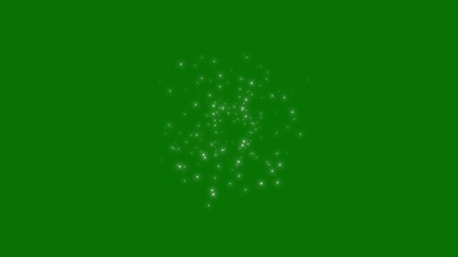 glowing twinkling glitter star, on green screen background 4k video, Magic sparkles glitter blast stars. doodle glitter trail, blinking cartoon stars, magic sparkles 2D flat sparkle effect