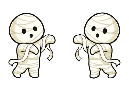 Two cartoon babies dancing and clapping hands