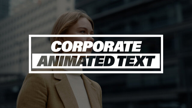 Corporate Animated Text