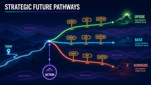 Strategic Future Pathways Map Scenarios Triggers and Action