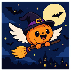 Fototapeta premium Unique Halloween Character Icons Vector Illustration Set