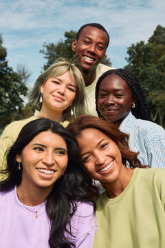 Portrait of a group of friends